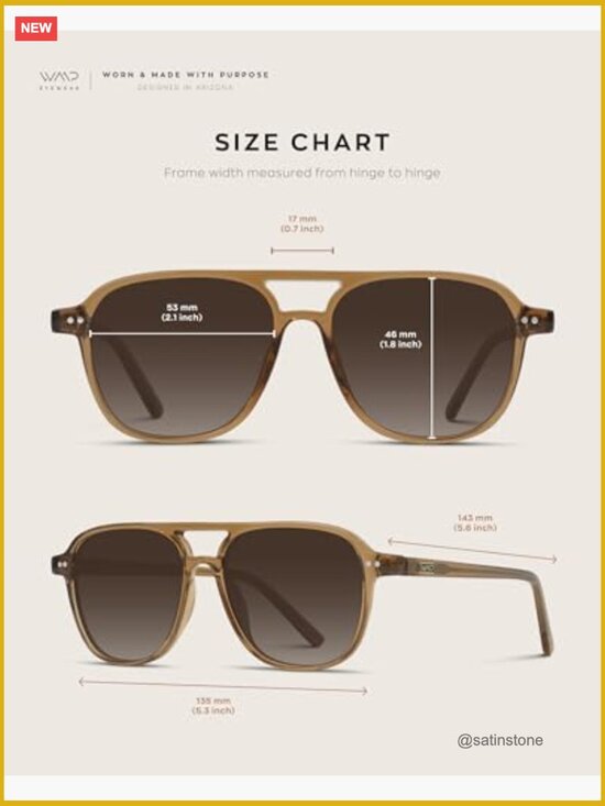 Polarized Aviator Sunglasses with Double Bridge, Crystal Copper Frame main image 6